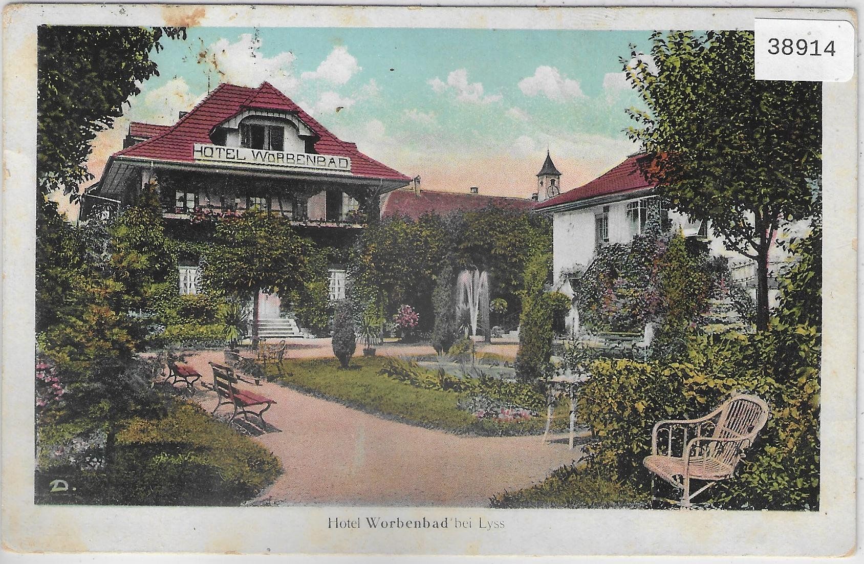 Cartes postales: Hotel Worbenbad bei Lyss – D'occasion à Ettingen par Kartenplanet