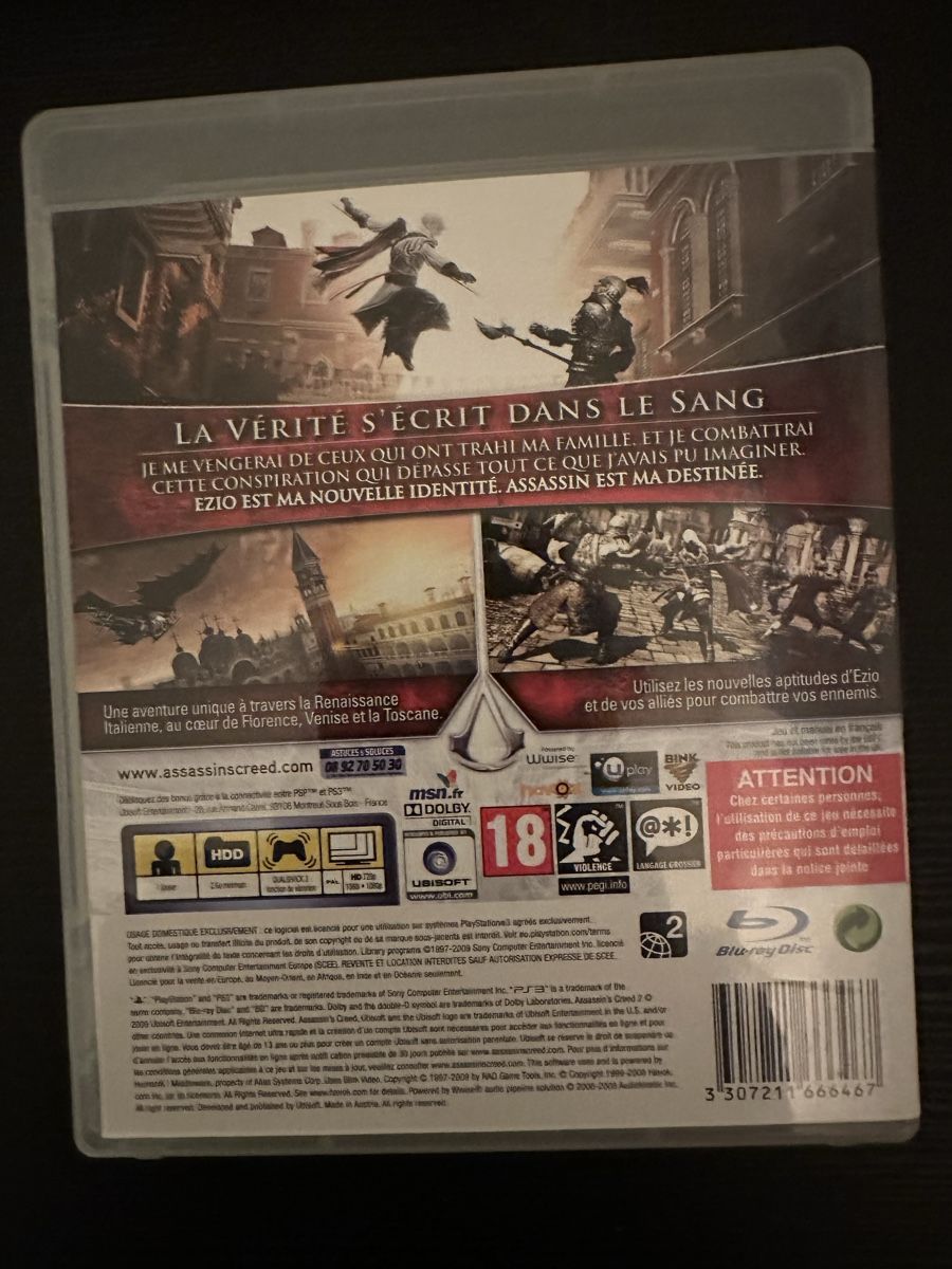 Giochi: Assassin's Creed II PS3 – Usato da Lausanne venduto da Tipouze 1