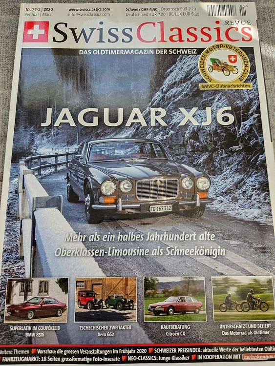 SwissClassics 77/20 Jaguar XJ 6 BMW 850 Citroen CX xx | Kaufen auf Ricardo