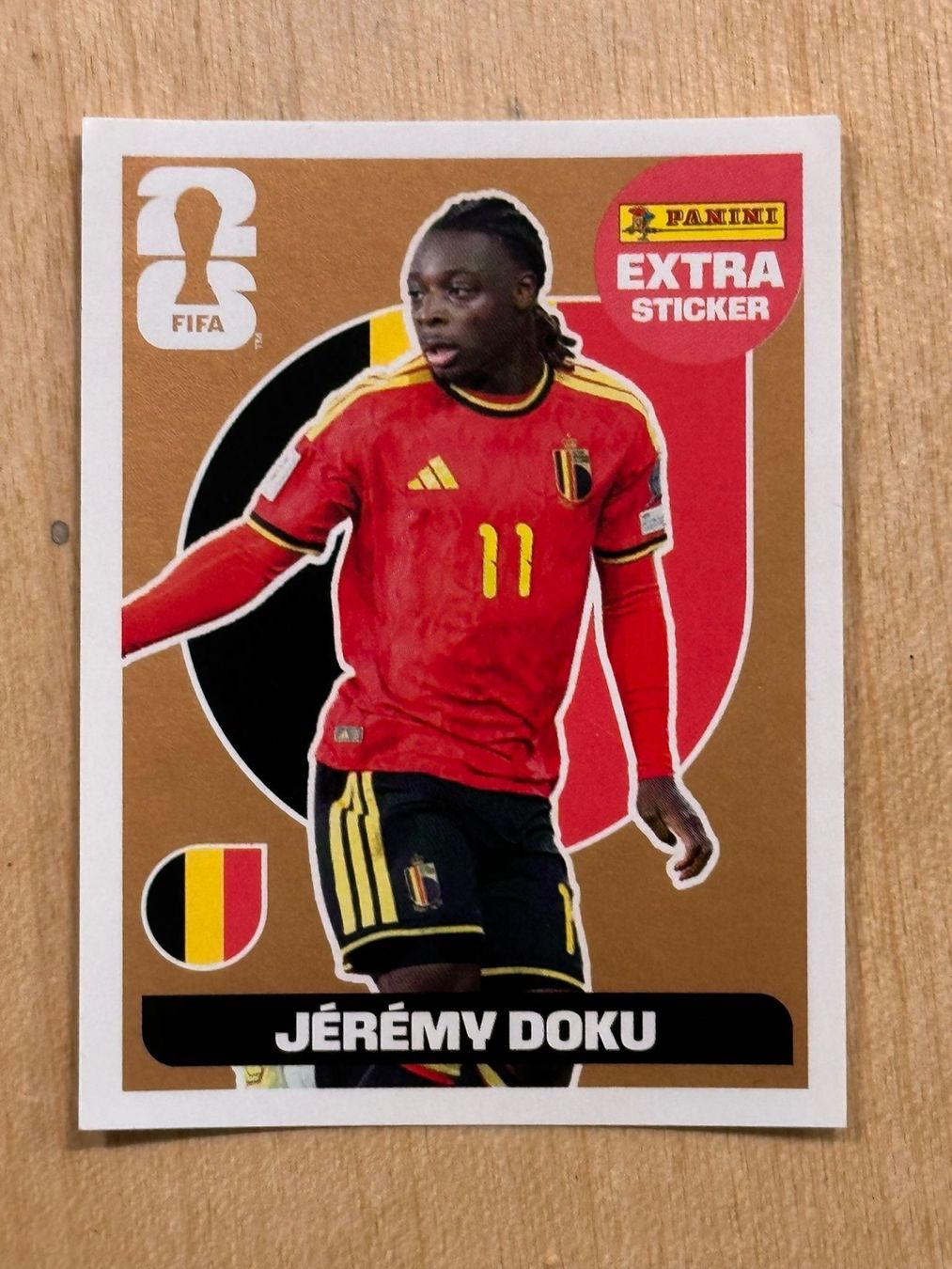 Panini Carte collezionabili: Panini Extra Sticker Jérémy DOKU Bronze – Nuovo (secondo la descrizione) da Bern venduto da Andur