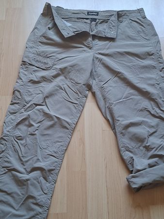 Schöffel Wanderhose Damen beige Grösse 42 guter Zustand