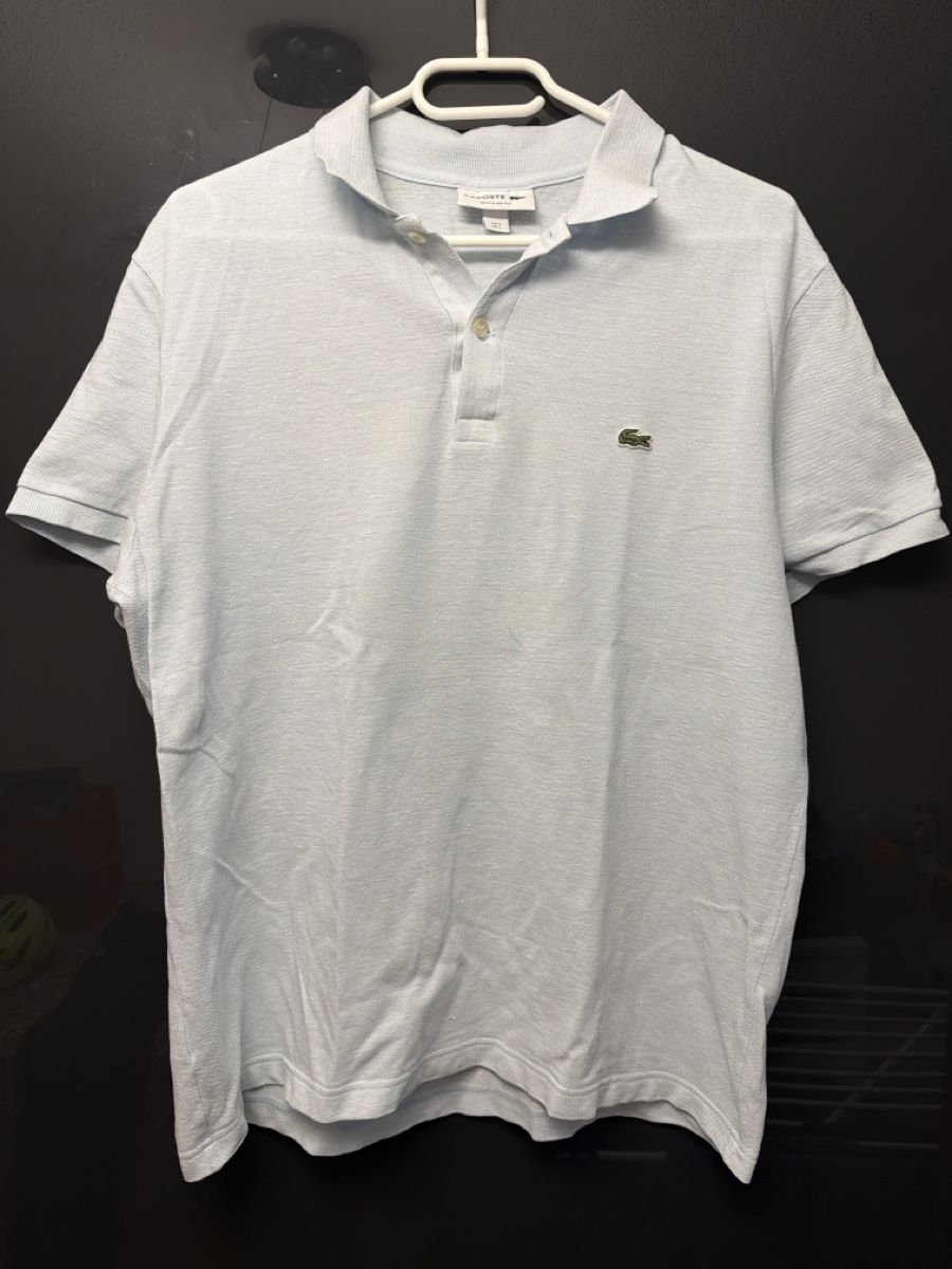 Lacoste Magliette Polo: Lacoste Polohemd hellblau Grösse L – Usato da Meilen venduto da inanilus93