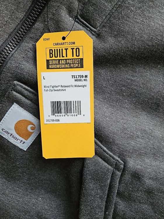 Neu, carhartt Wind Fighter, Zipper Hoody, Herren Gr. L 3