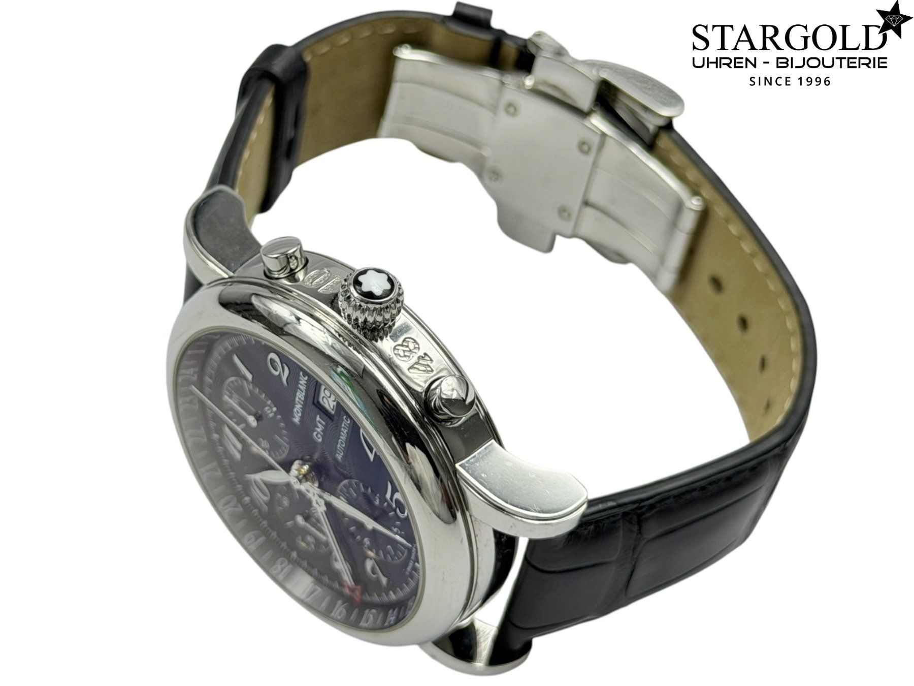 Montblanc Orologi: Montblanc Star Gmt Chronograph - 7067 – Usato da Zürich venduto da Stargold-Uhren 4