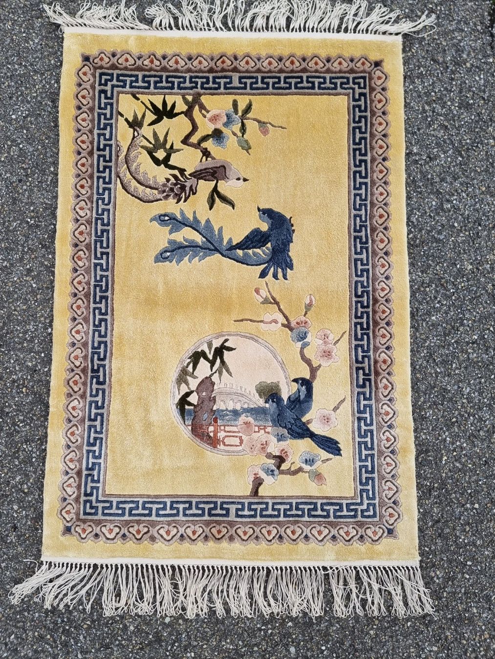 Tapis: Kleiner Seidenteppich Handgeknüpft – D'occasion à Olten par OrientDeko