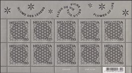 2023, Nr.1933 (Blume des Lebens) Zierbogen postfrisch **.