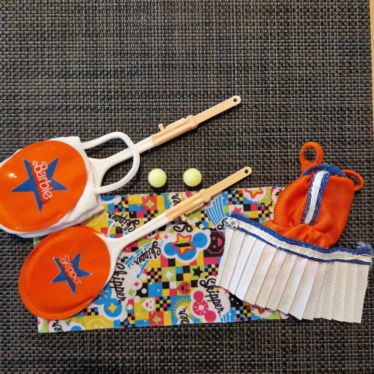 Vintage 1962 Barbie Et Ken Tennis Set – Coffret Mattel Collector Fabriqué Au Japon