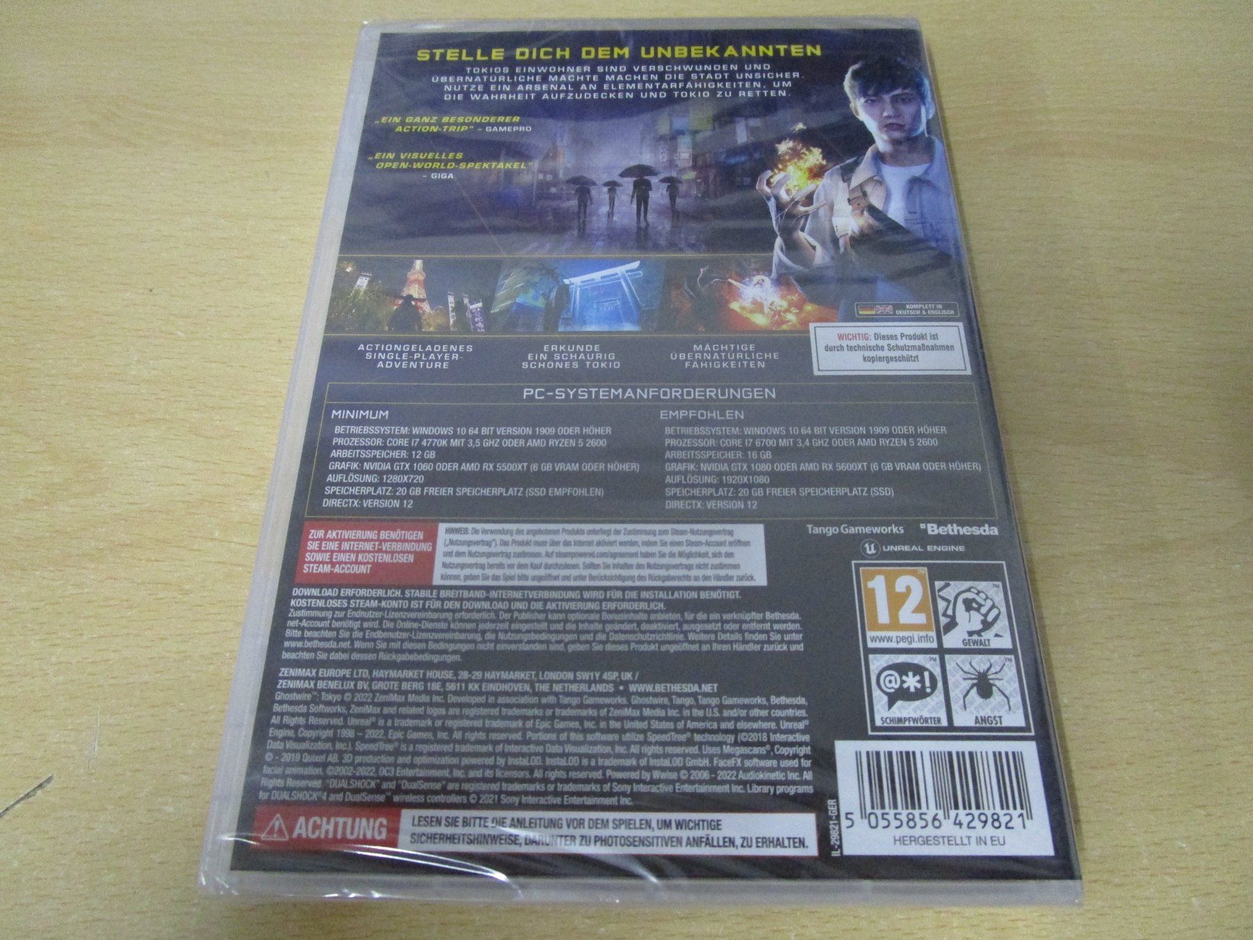 Giochi: Ghostwire Tokyo PC Neuware – Nuovo e nell'imballaggio originale da Goldau venduto da agestuffer 1