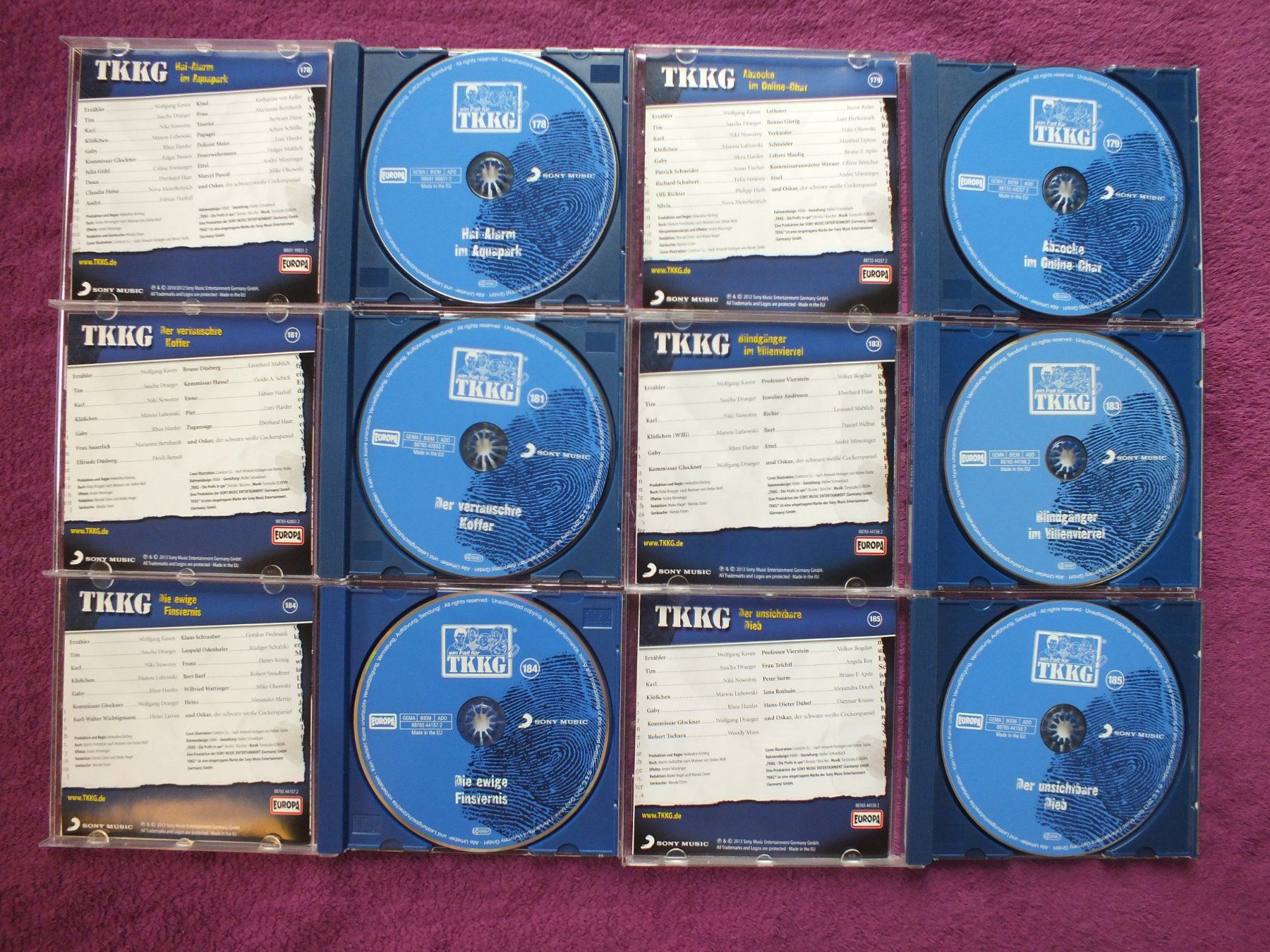 CD: 6 - TKKG - Hörspiel - CD´s – Usato da Müllheim Dorf venduto da Seeeule01 7