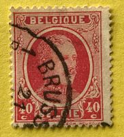Briefmarken aus Belgien König Albert I. gestempelt 