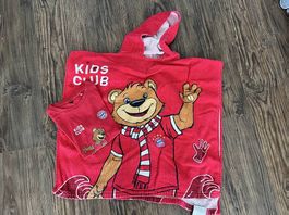 Kinder Badeponcho Frottee T-Shirt FC Bayern München Kids ...