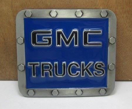 Gürtelschnallen: Metall Gürtelschnalle GMC TRUCKS – Neu und originalverpackt aus Münchwilen TG von ecudos10