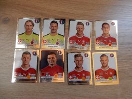 Panini EM 2016 Schweizer Spieler 8 Stk.