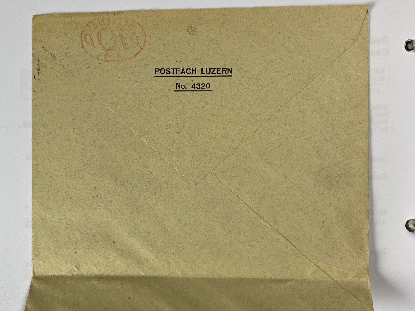 Buste & buste per spedizione: Briefmarken / Beleg / Flaggenstempel – Usato da Zollikofen venduto da Paul-42 2