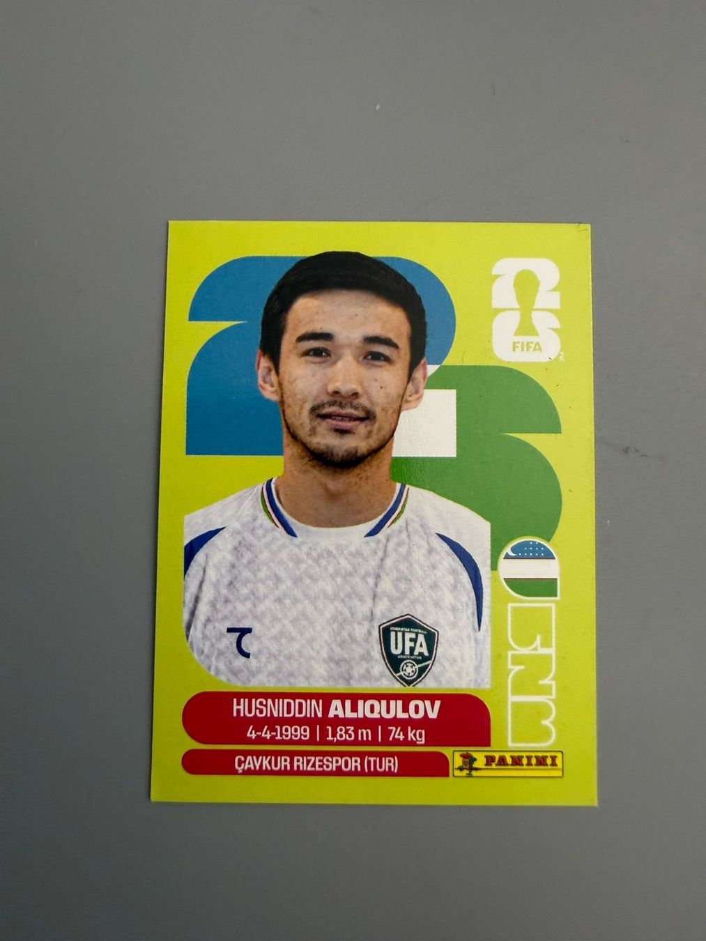 Panini Cartes à collectionner: Panini Husniddin Aliqulov UZB6 – D'occasion à Liebefeld par Ronaldo-1996
