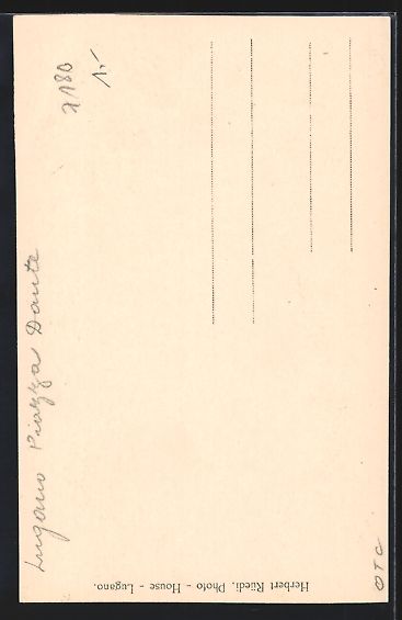 Cartoline postali: AK Lugano, Piazza Dante, Hotel – Usato da Berlin venduto da bartko-reher 1
