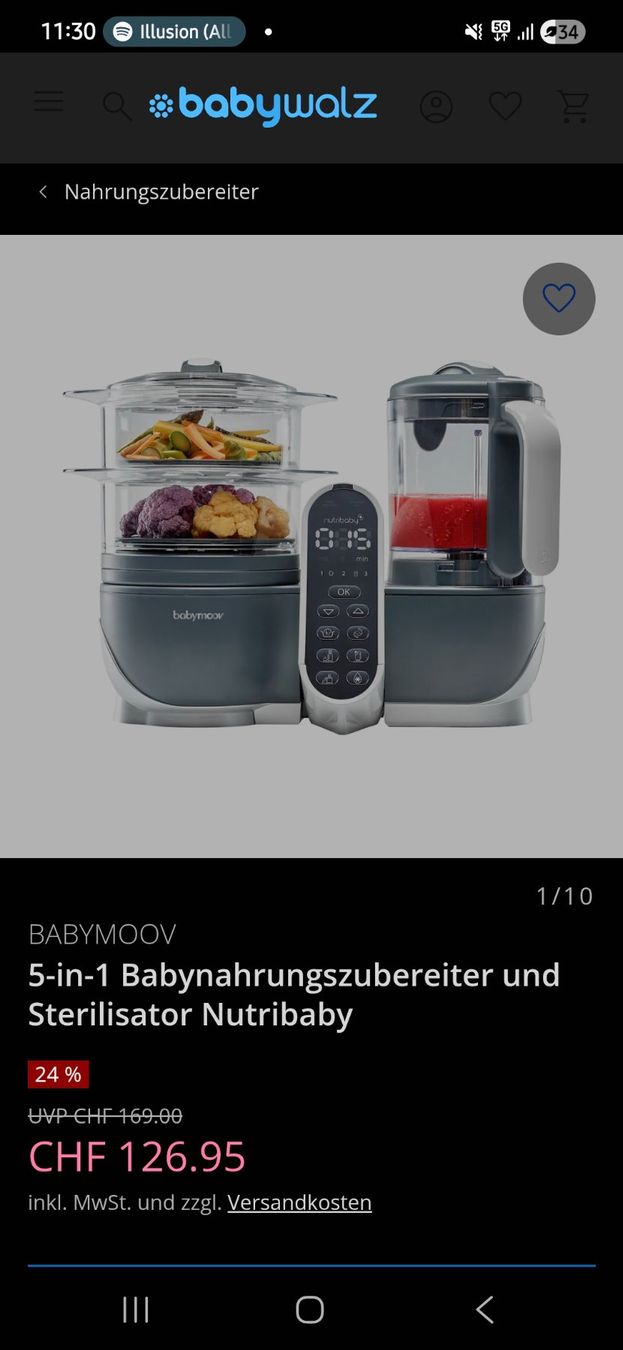 Küchengeräte: Babybreimacher – Gebraucht aus St. Gallen von gubmar01