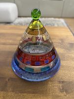 Unique Decorative Glass Jar with Lid