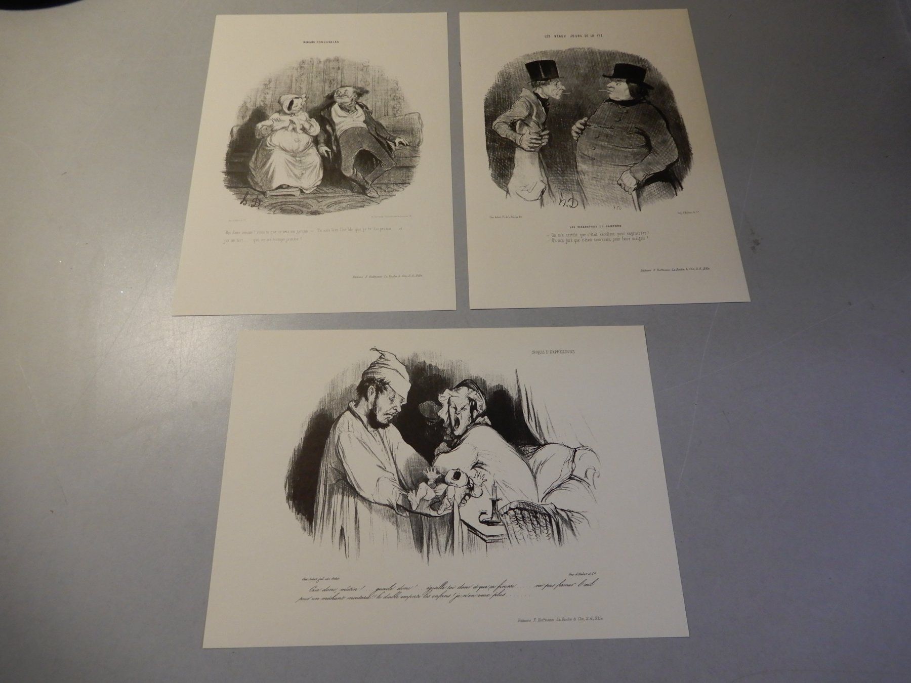 Documents: Honore Daumier Lithographien Mappe Editions Hoffmann Basel – D'occasion à Erstfeld par Mario_boe0 4