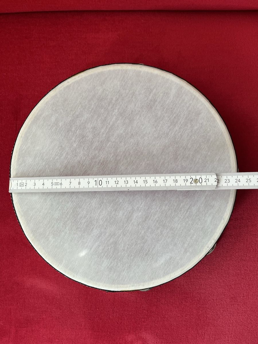 Strumenti musicali: Tamburin mit Schellen - Super Klang, 25cm Durchmesser! – Nuovo (secondo la descrizione) da Bolligen venduto da Vroni23 2