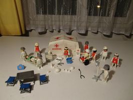 Playmobil VINTAGE Sanitätszelt / Ambulanzzelt  mit Zubehör