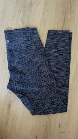 lululemon leggings grau meliert grösse 6