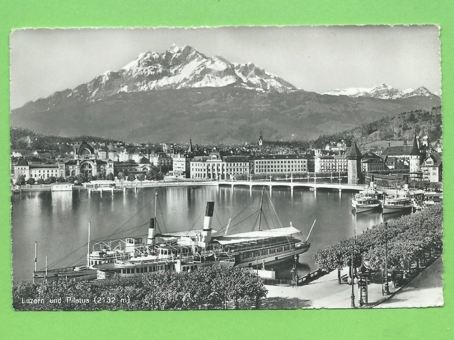 Cartoline postali: Luzern und Pilatus – Usato da Zürich venduto da t24_de