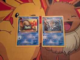Pokemon Karten Amonitas Amoroso Set gebraucht Zustand
