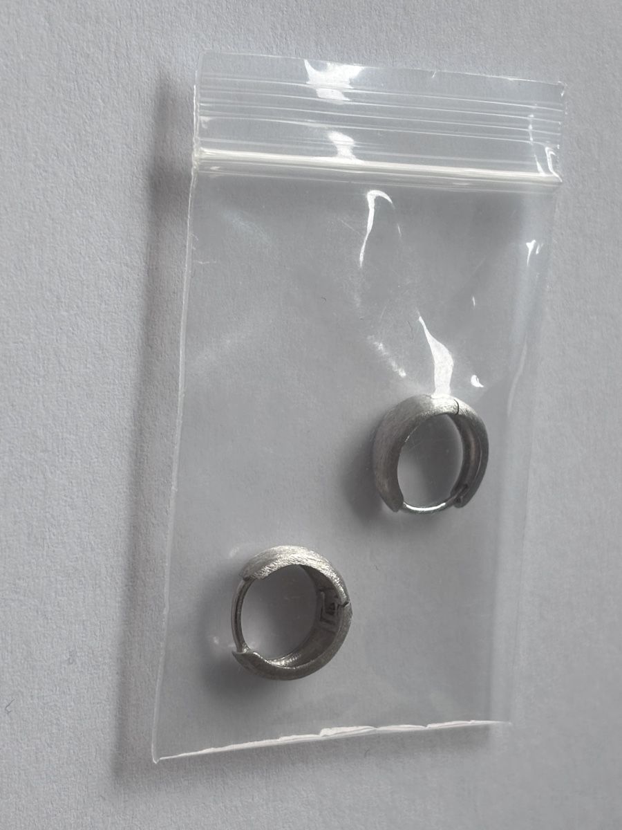 Orecchini pendenti & Orecchini a lobo: Small 925 silver Hoops. 9 mm . – Nuovo (secondo la descrizione) da Dübendorf venduto da S1973E 4