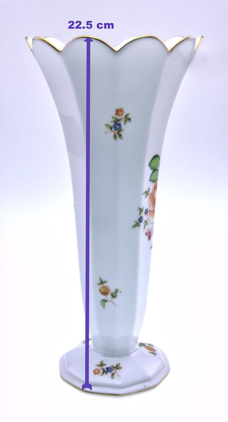 Herend Vasen & Gefässe: grosse Trumpetenvase Herend Ungarn PBR 7075 – Gebraucht aus Langenthal von Antik_Huesli 5