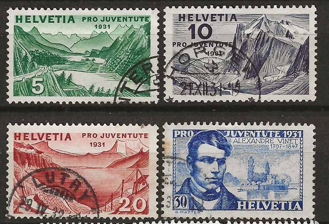 Alle Briefmarken: PJ031 - Pro Juventute 1931 obl. – Gebraucht aus Trélex von Phil_Albert