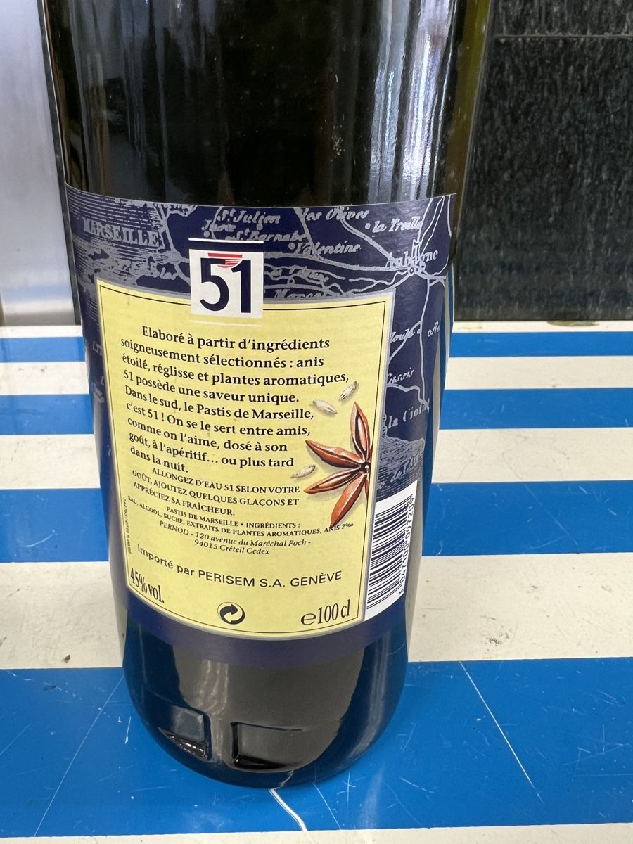 Bevande alcoliche: ANCIENNE BOUTEILLE PASTIS 51 – Usato da Genève venduto da Leboucheoreilles 3