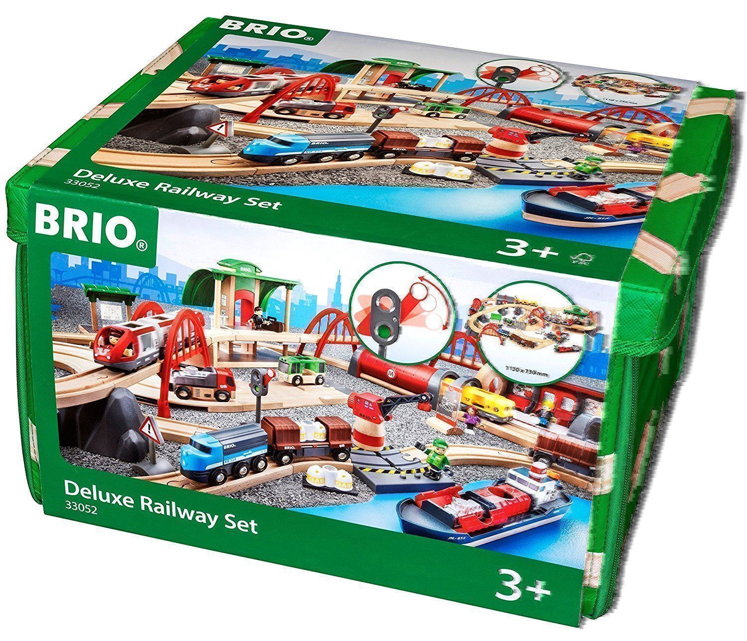 Brio Giocattoli: BRIO 33052 Deluxe Set 87-teilig – Nuovo e nell'imballaggio originale da Beckenried venduto da angel-mountain