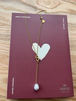 Goldkette mit Perle und Knoten von PURELEI