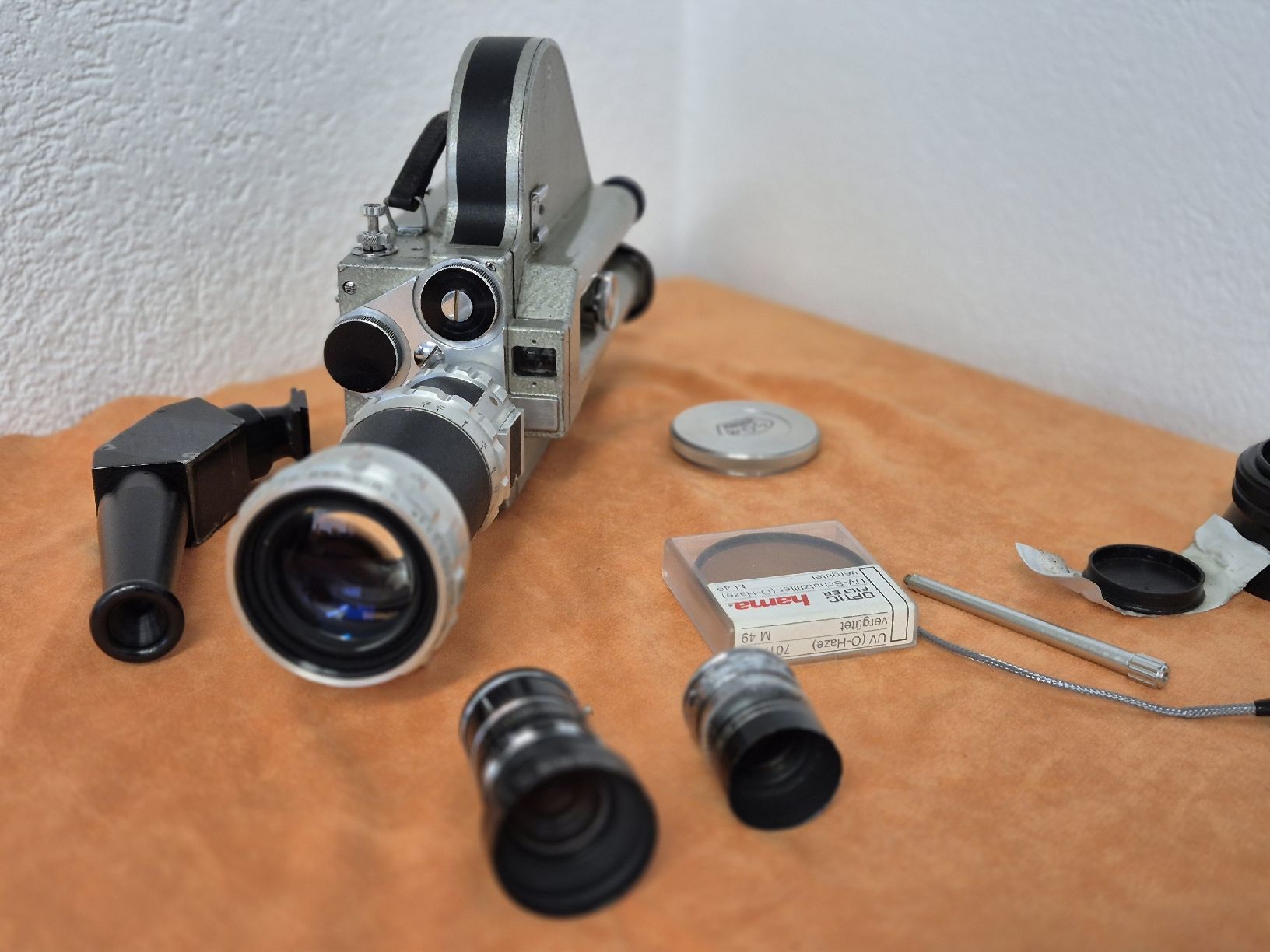 Camcorder: Pathé 16mm Kamera, Berthiot Pan-Cinor, + 2 Objektive, +div. – Gebraucht aus Basel von vintage.watches 8