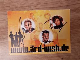 3rd-wish Band Originalautogramm