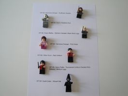 LEGO Harry Potter Minifiguren gemäss Bilder