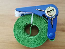 2 x NEUER Umreifungsgurt 5 Meter 800 kg grün / Restposten
