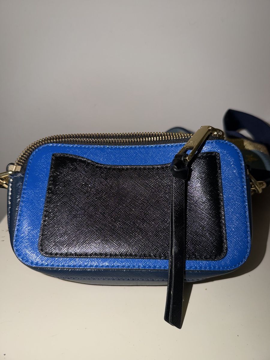 Marc Jacobs Sacs: Marc Jacobs Camera Bag Blue Leather Gold Hardware Small – D'occasion à Zürich par 2ndhandzurich 3
