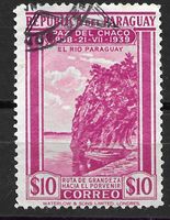 Paraguay 1940: Rio Paraguay Hoher Wert 10$