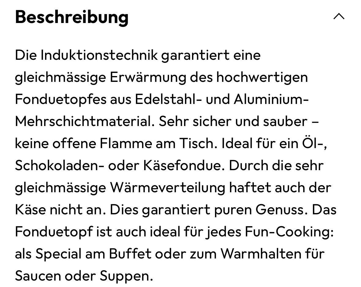Elettrodomestici da cucina: Caso FonDue Set - Induktion – Usato da Rorschacherberg venduto da miiko 2