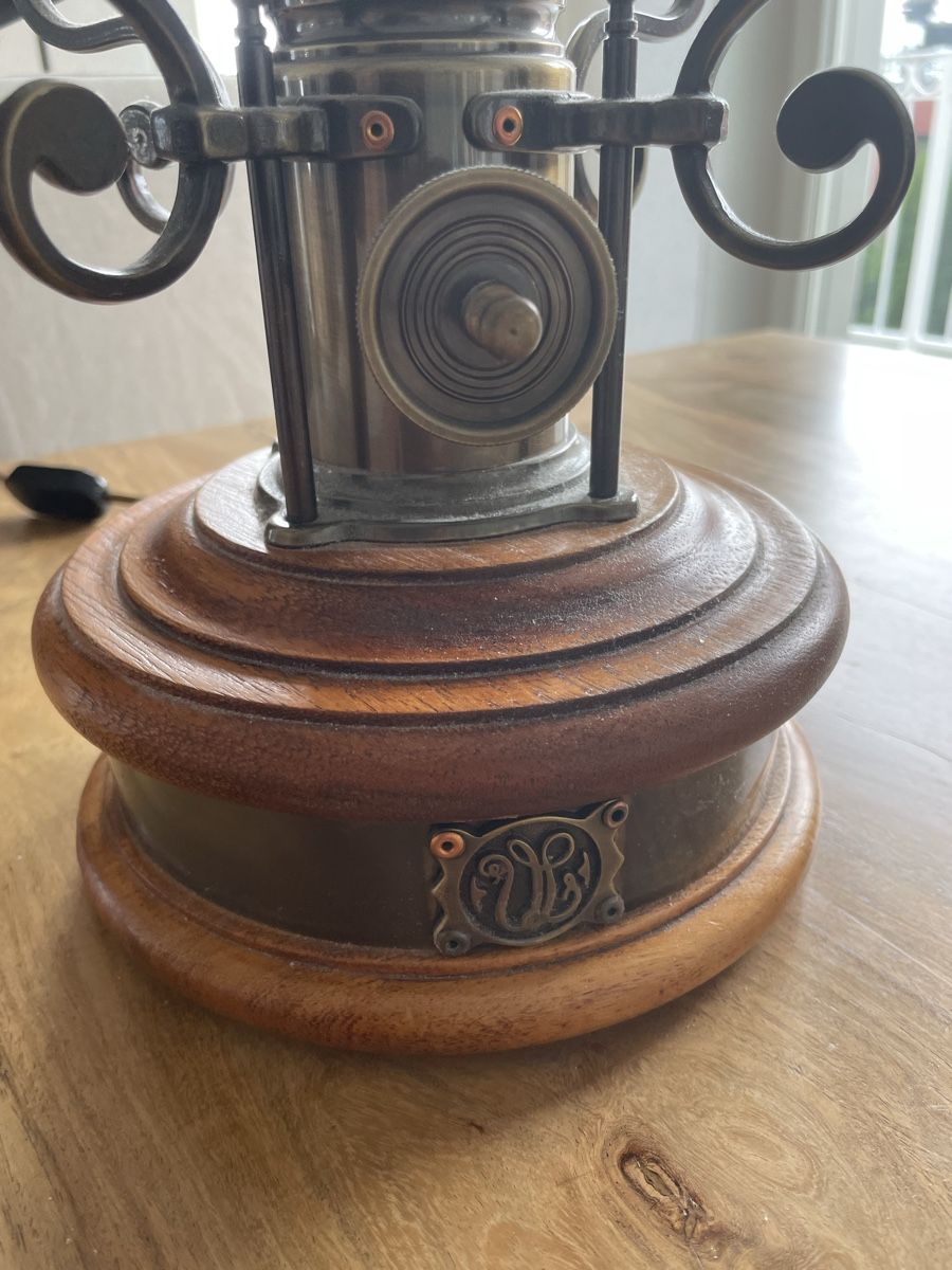 Lampade: Cosy Table Lamp - Rustic Wood & Metal - Perfect Decor – Usato da Waedenswil venduto da Paps04 2