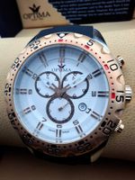 NEU! Optima Chronograph Roségold, 2J.Garantie, Zertifikat