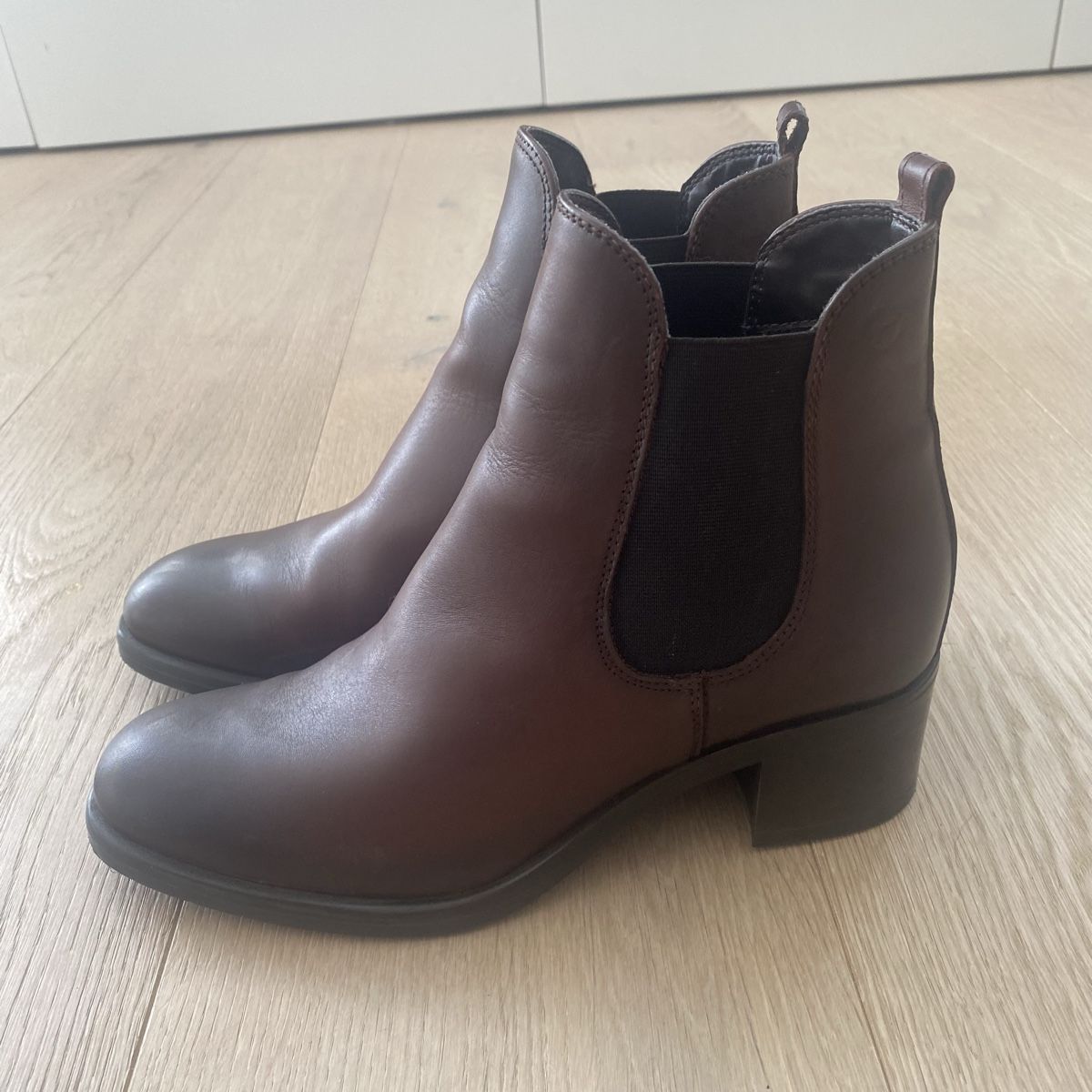 Tamaris Scarpe da donna: Tamaris Leder-Stiefeletten – Nuovo (secondo la descrizione) da Sins venduto da enc_c266 1