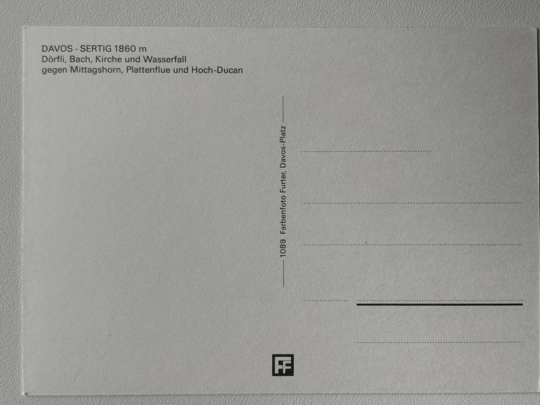 Cartoline postali: Postkarten Ansichtskarten Kanton Graubünden (7 Postkarten) – Usato da Belp venduto da Peltola13 3