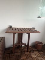 Wandtisch klappbar Holz braun gebrauchter Zustand