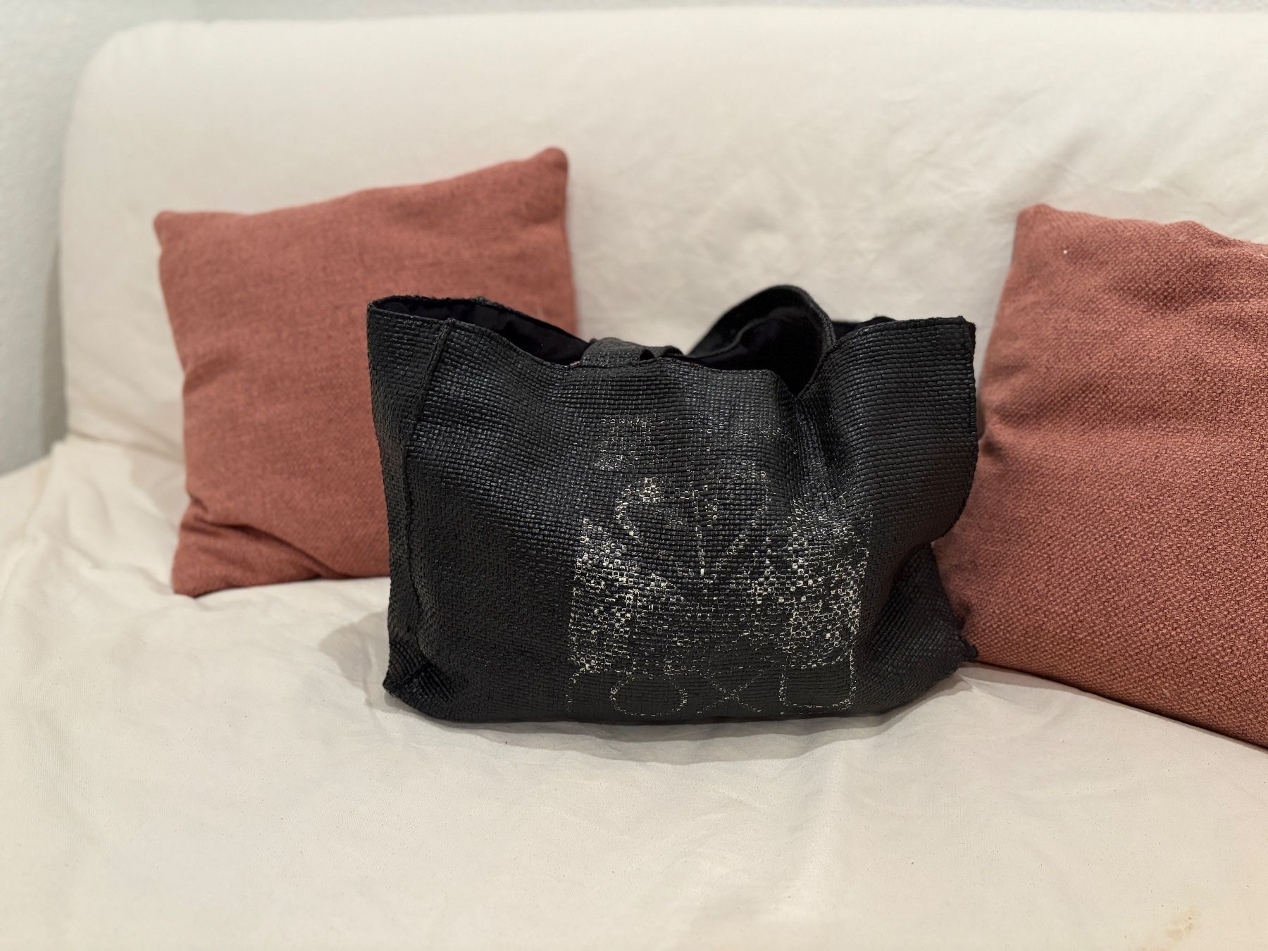 Roxy Borse & Zaini: Roxy schwarze Basttasche – Usato da Steg VS venduto da roxyoz