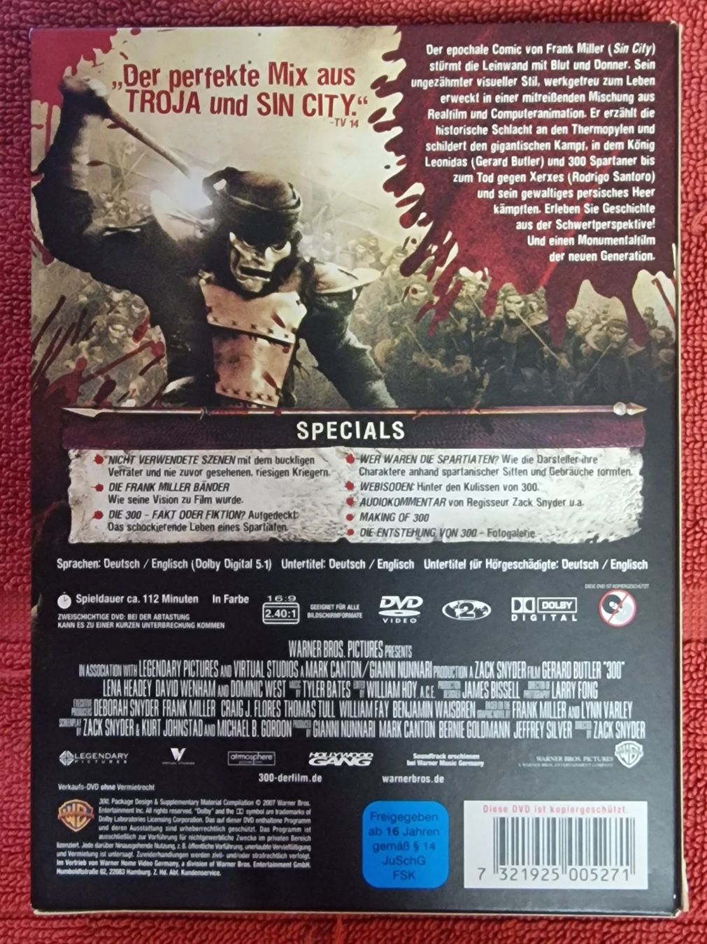 Tutti i DVDs: 300 DVD 2-Disc Special Edition (2007) – Usato da Basel venduto da phi_8xhm 1