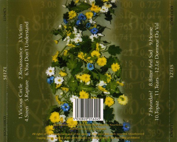 CD: Seize – Lunacy – Usato da Uzwil venduto da visions77 1