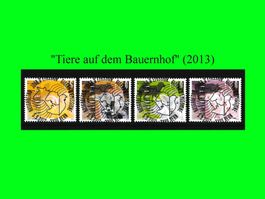 Vollstempel-Serie "Tiere auf dem Bauernhof" (2013)